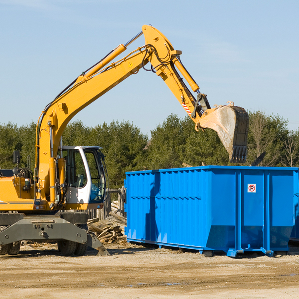 can i choose the location where the residential dumpster will be placed in Oxford